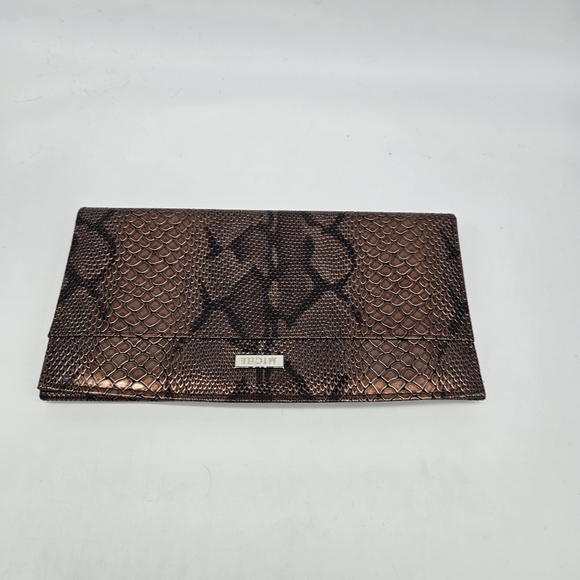 MICHE Envelope Clutch Bag Jen Snake Skin Shell - Picture 2 of 9